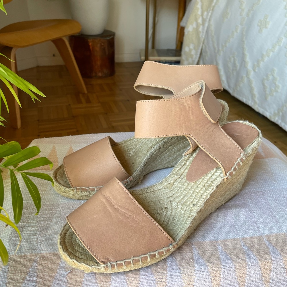 Vince leather espadrille sandals